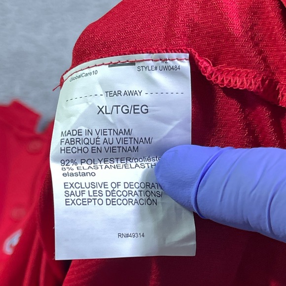 Under Armour HeatGear Utah Utes‎ Red Fitted Polo Shirt Womens XL TG EG - Picture 12 of 14